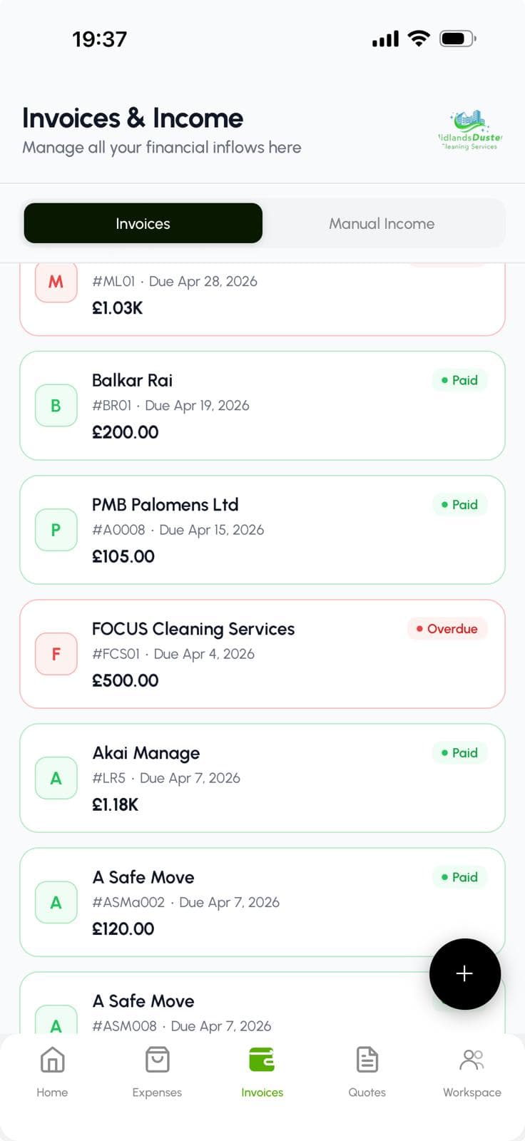 Invoicing made a breeze