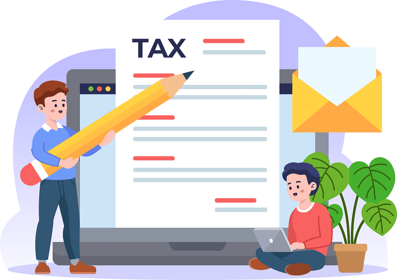 Online-tax-concept-illustration